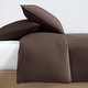 preview thumbnail 34 of 52, Calvin Klein Washed Percale Solid Cotton Duvet Cover Set