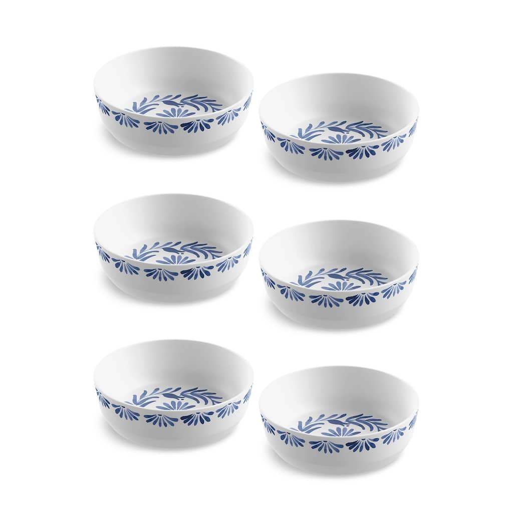Abode Homewares by TarHong Azul Dinner Bowl, 7.4"/42.5 oz. Set of 6