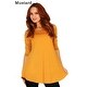 Simply Ravishing Women's Cold Shoulder Flare 3/4 Sleeve Blouse Top Tunic Shirt (Size: S-5X) - Thumbnail 22