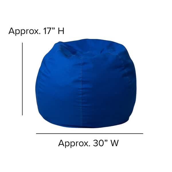 dimension image slide 9 of 22, Small Refillable Bean Bag Chair for Kids and Teens