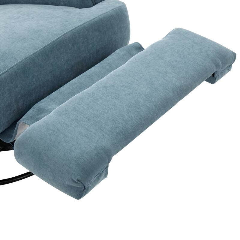 Manual Recliner Sofa Swivel Recliner Rocker Chair with Adjustable Backrest for Living Room, Bedroom, or Nursery