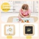 preview thumbnail 16 of 19, Kid's Table and Chairs Set with Double-sized Tabletop - 24" x 24" x 19.5"