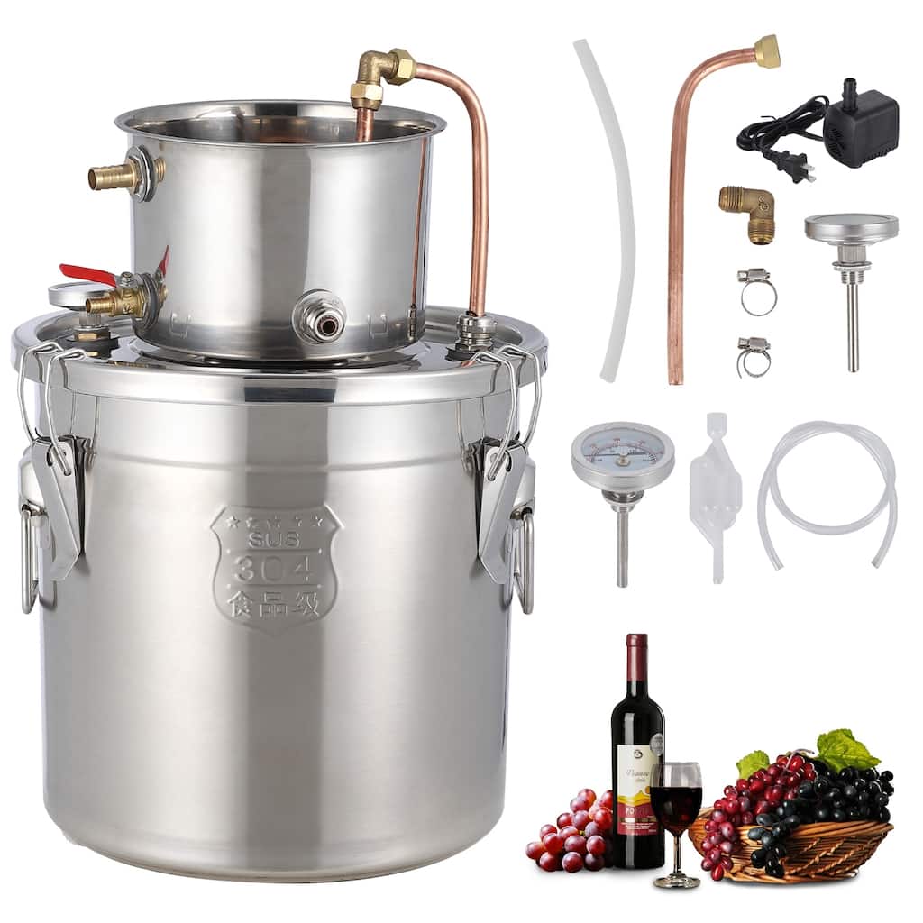 Alcohol Distiller, with Circulating Pump
