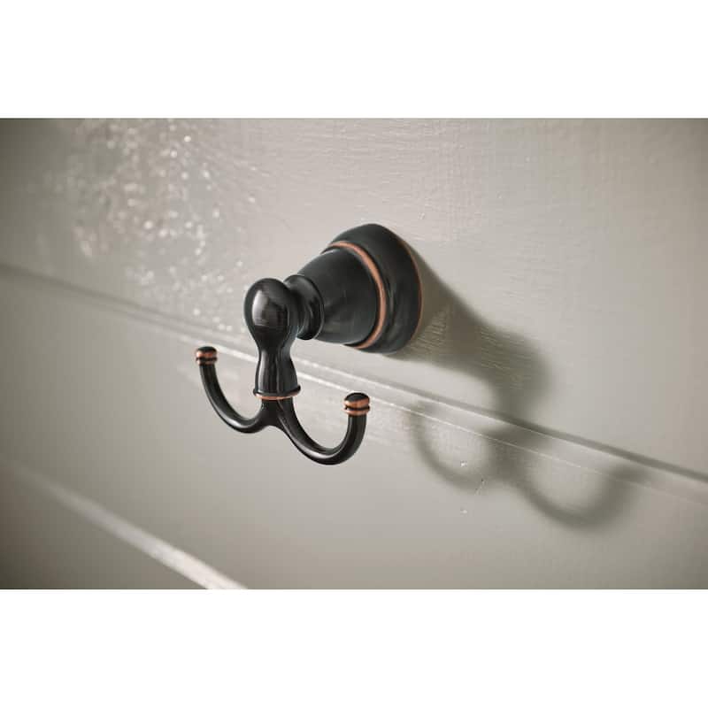 Moen Y2603 Banbury Wall Mounted Double Robe Hook