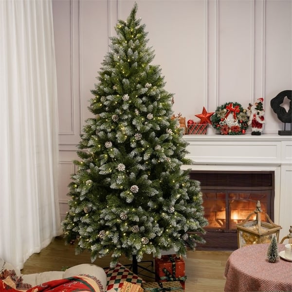 slide 2 of 11, Artificial 5FT/6FT/7FT Christmas Tree with Lights by DirectWicker