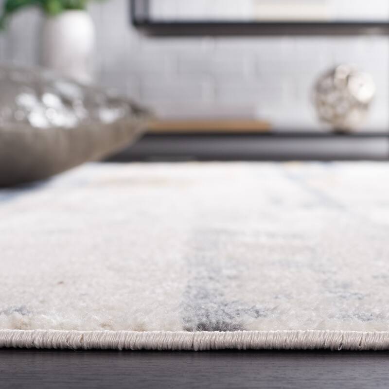 SAFAVIEH Bayside Machine Washable Shahnoza Modern Abstract Rug