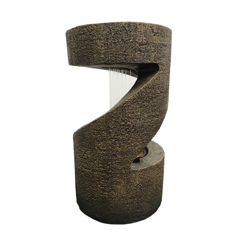 LED Lighted Outdoor Patio Garden Fountain - 14"