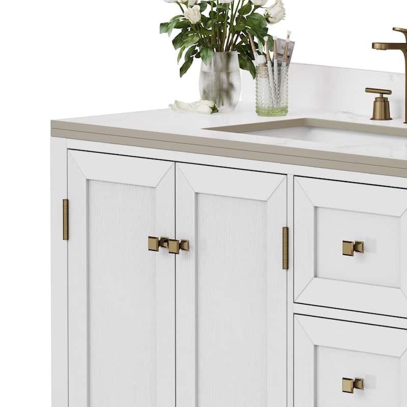 Moasis 36"/40"/ 47" Bathroom Vanity Cabinet with Sink
