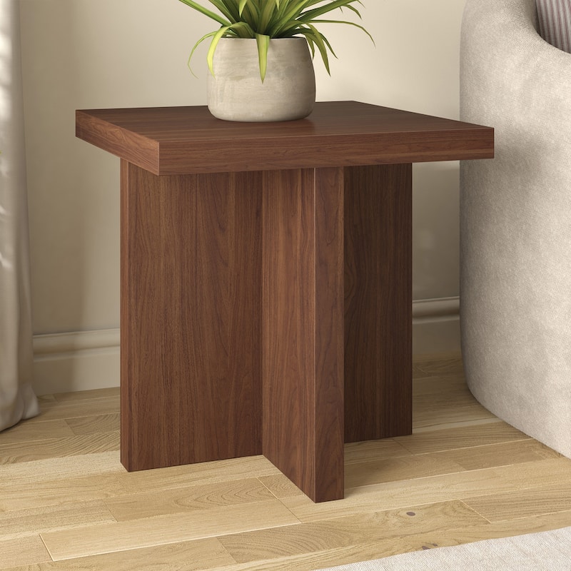 Elna 22" Wide Square Side Table - 22" Wide