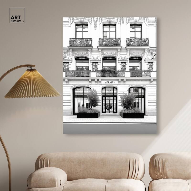 Lux Store Front Canvas by Art Remedy, Gallery Wrapped