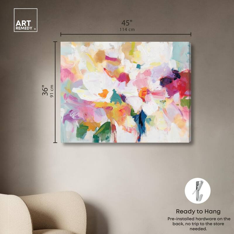 Bold Brushstroke II Canvas by Art Remedy, Gallery Wrapped