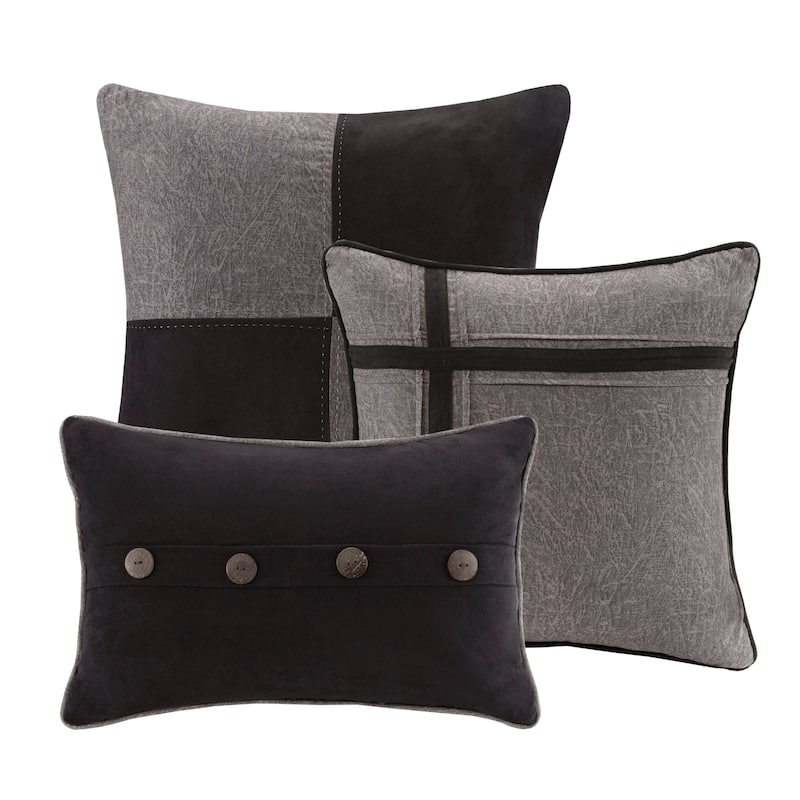 Madison Park Westbrook 7 Piece Faux Suede Comforter Set