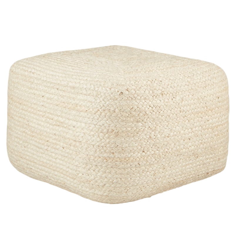 Sangam Natural Cuboid Jute Pouf