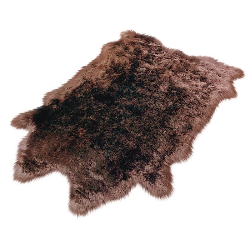 Ovella Home Premium Faux Buffalo Skin Shag Rug