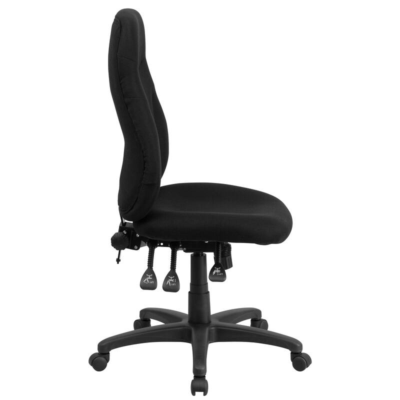 High Back Fabric Multifunction Swivel Ergonomic Task Office Chair