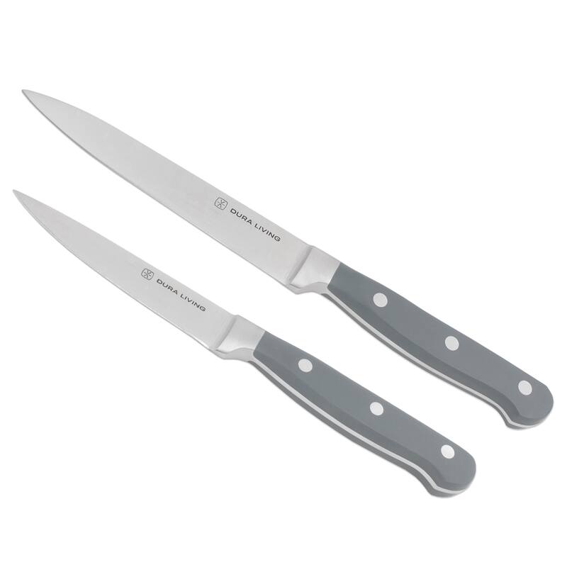Dura Living Signature Forged High Carbon 2-Piece Kitchen Knife Set - Grey - 2 Piece