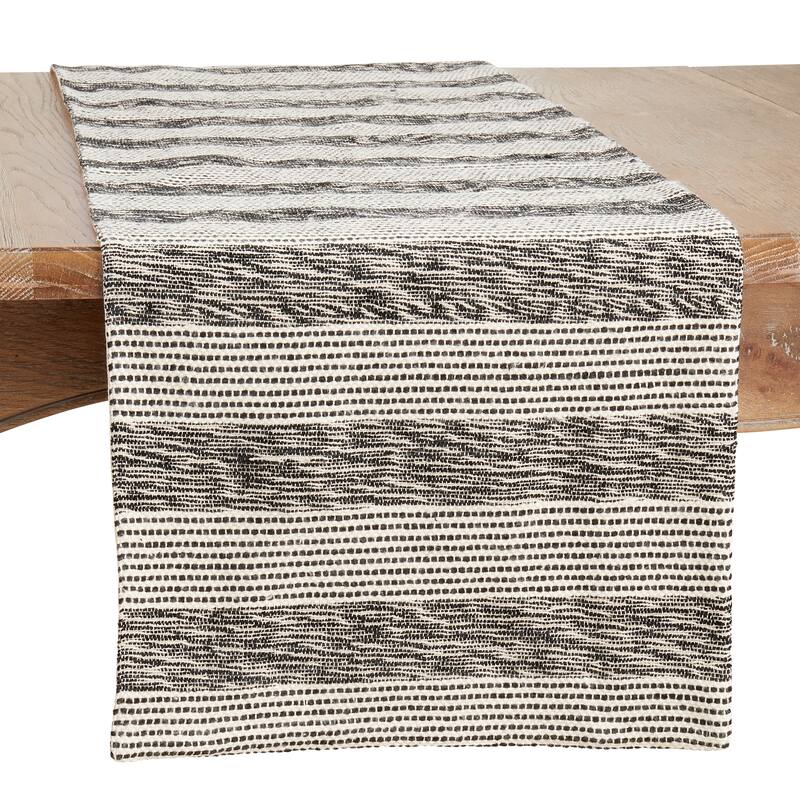 Table Runner With Striped Design - 16"x72"