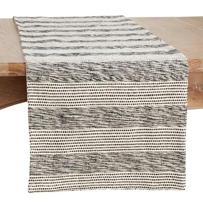 Table Runner With Striped Design - 16"x72"