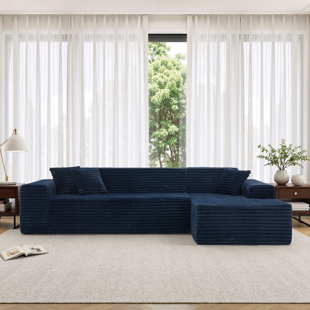 Free Combination Sectional Sofa Couch with L-Shape Chaise for Living Room