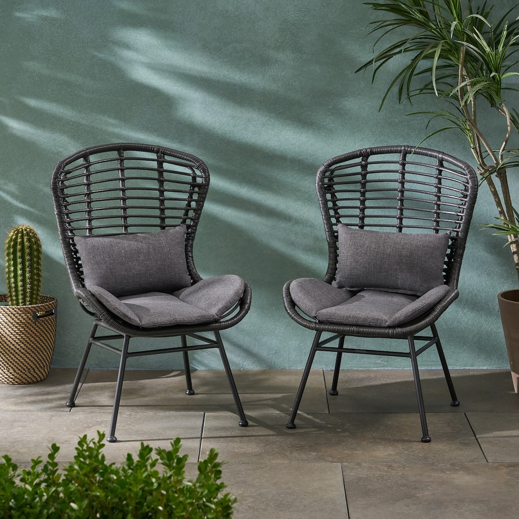 Stylish Frazer Patio Chair Set with Cushions for Outdoor
