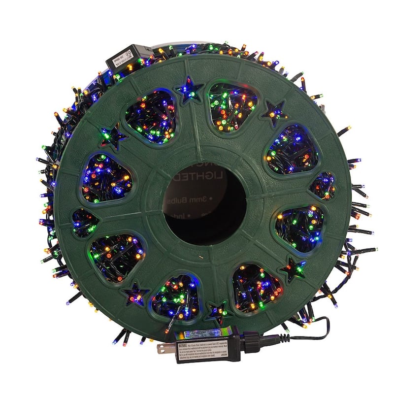 Kurt Adler 1800-Light 148-Foot Multi-Color LED Rice Light Set