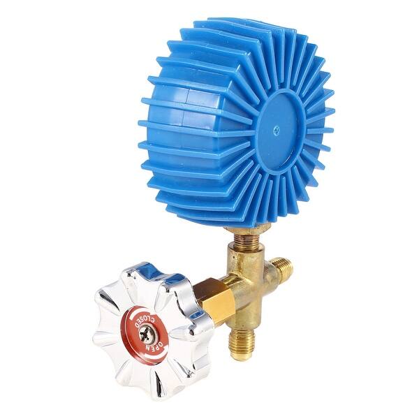 Air Conditioner Part 3Way Valve 1/4SAE Thread Single Manifold Gauge