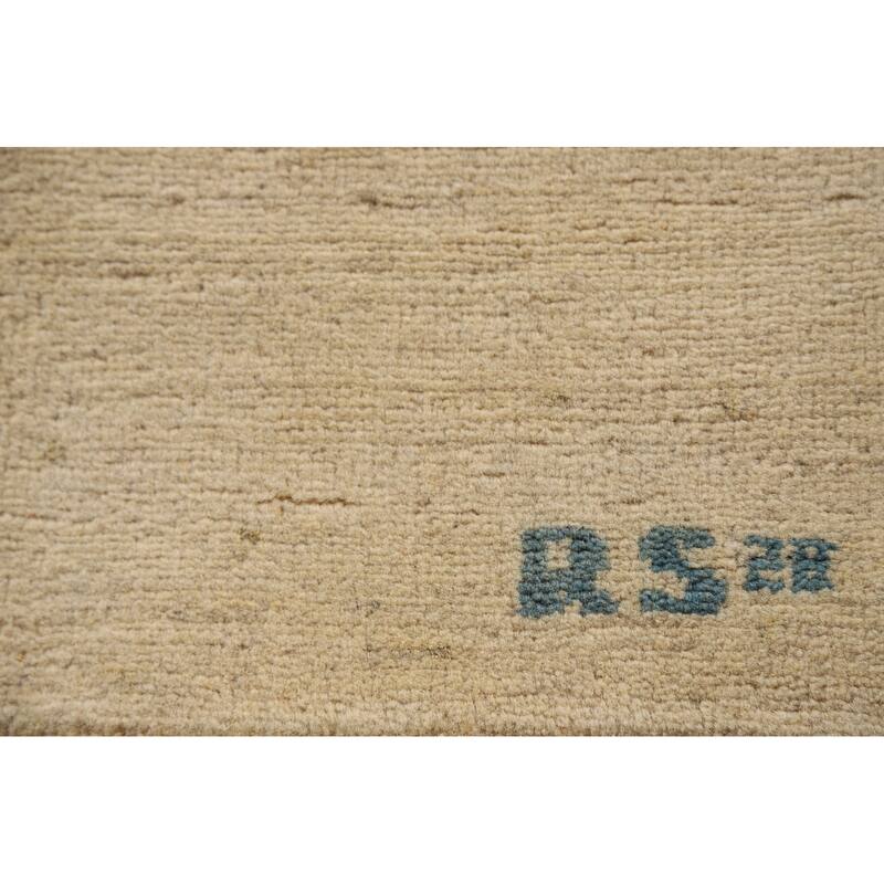 Modern Gabbeh Oriental Foyer Rug Bedroom Handmade Tribal Wool Carpet - 2'0"x 3'2"