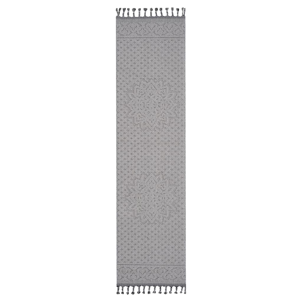 LOOM & LUXE Collection 2X8 Medallion Indoor/Outdoor Area Rug - 96" D x 26" W x 0.28" H