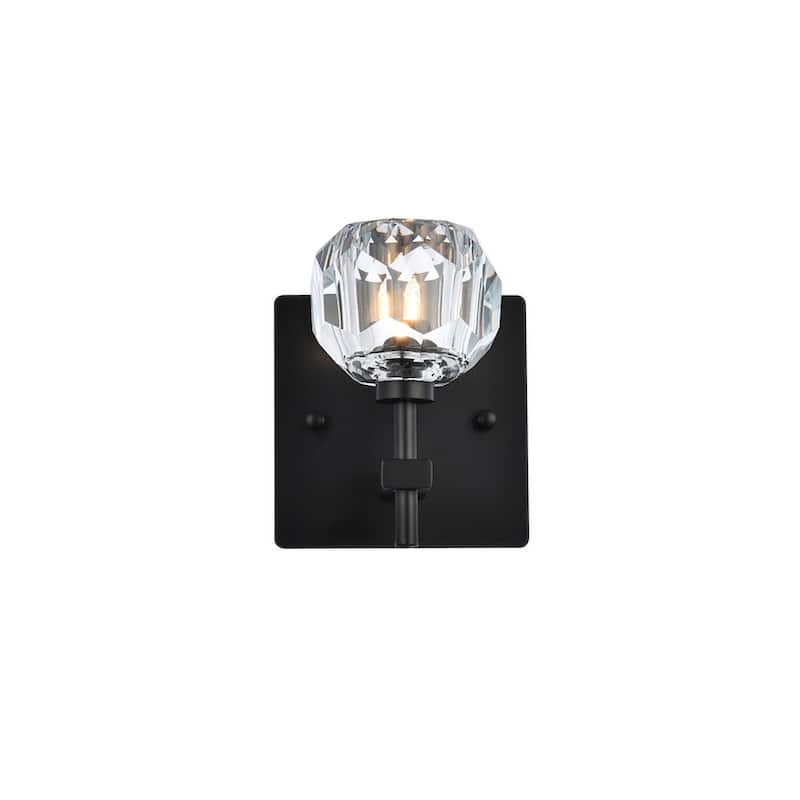 Indigo Home 1 Light Wall Sconce - Black