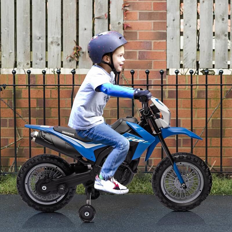Electric Kids Ride-on Motorcycle, Motorbike with Training Wheels