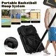 preview thumbnail 10 of 8, 4.25-10 Feet Portable Adjustable Basketball Goal Hoop System - 42.5" x 27.5" x 8.5"