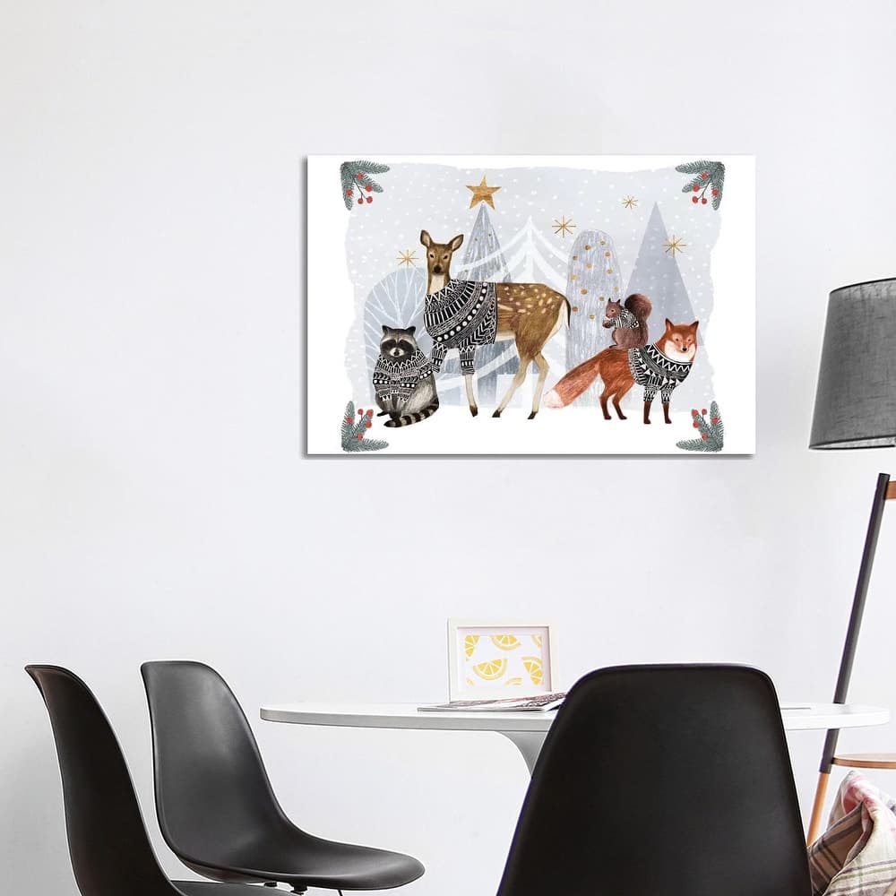 iCanvas "Cozy Christmas Collection A" by Victoria Borges Canvas Print