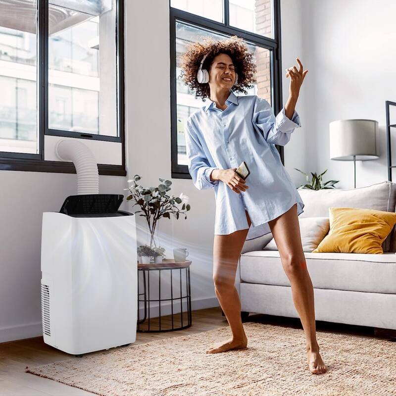 12000Btus Portable Air Conditioner With 24H Energy Save Timer