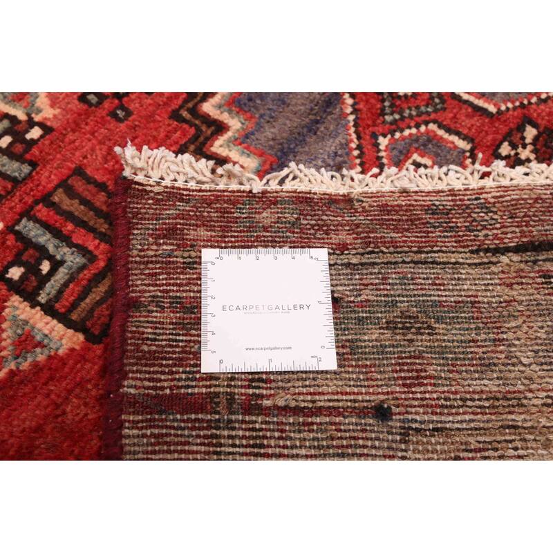 ECARPETGALLERY Hand-knotted Andelz Red Wool Rug - 3'11 x 6'11