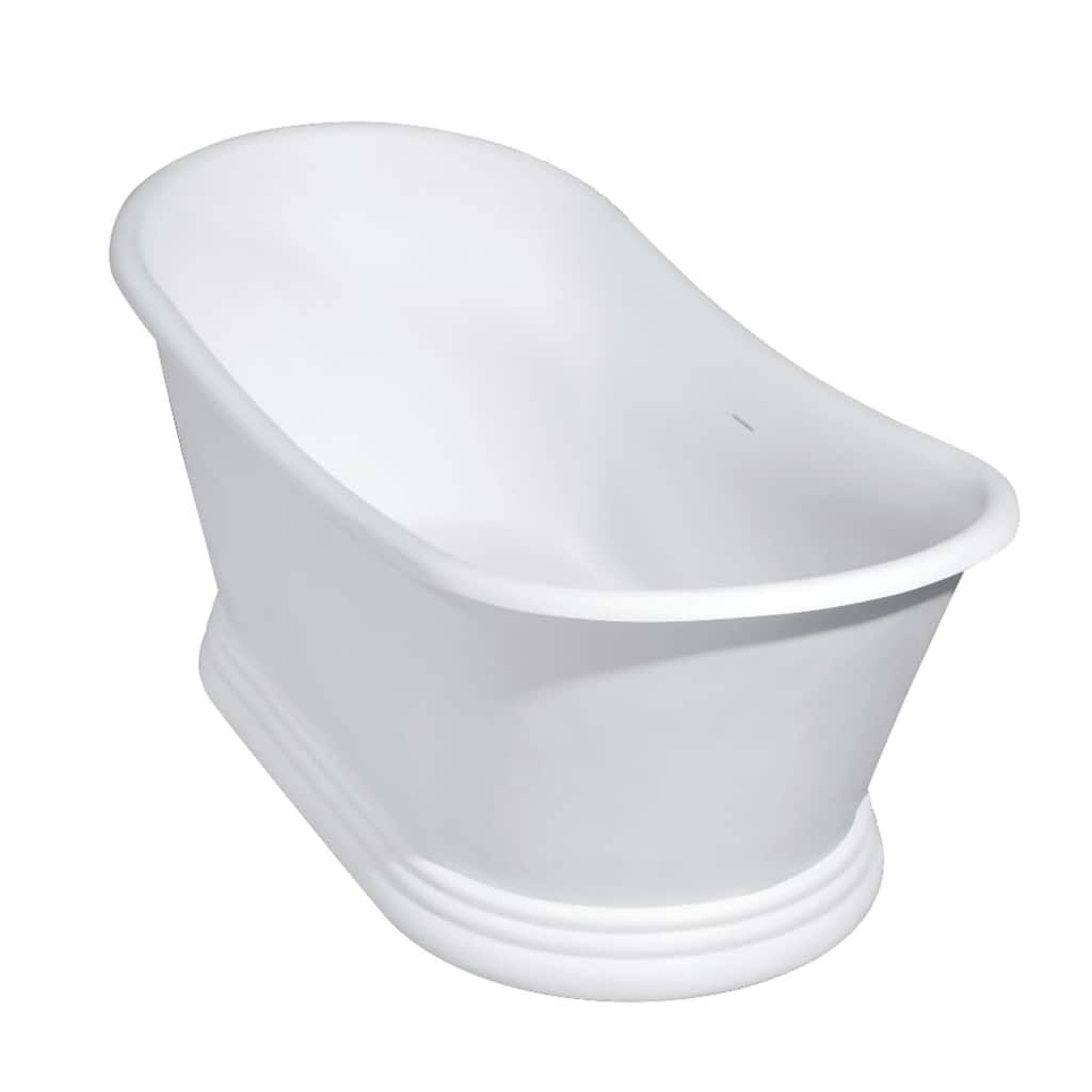 Kingston Brass VRTDS673026 Arcticstone 67" Pedestal Solid Surface