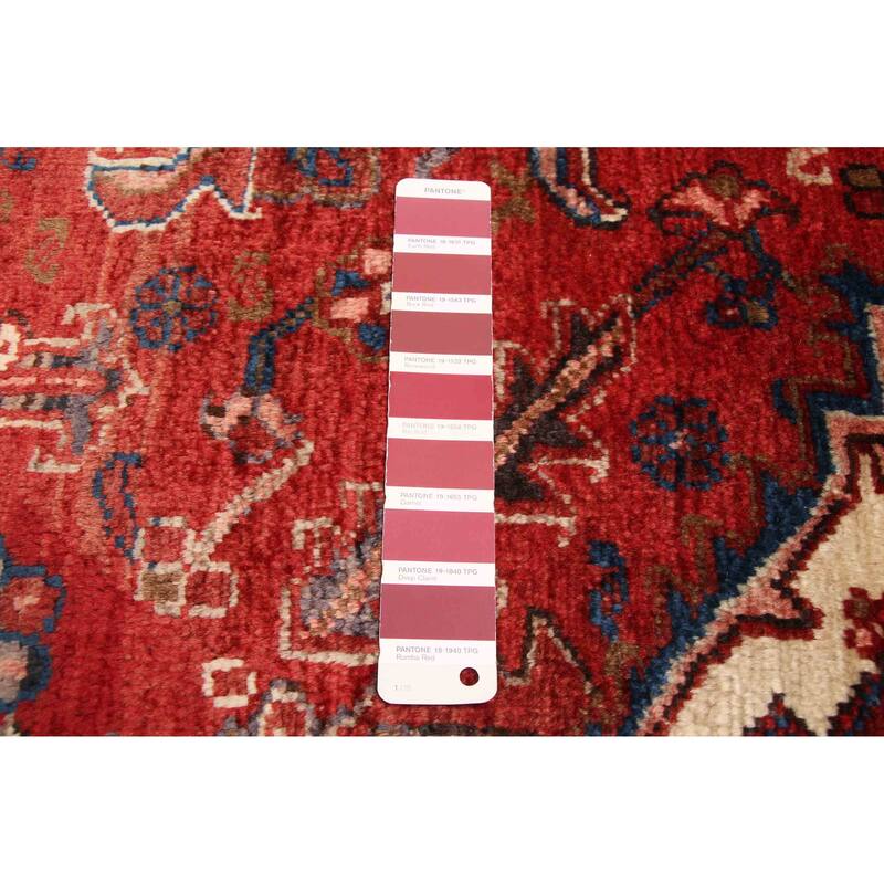 ECARPETGALLERY Hand-knotted Sarabi Red Wool Rug - 7'5 x 8'11