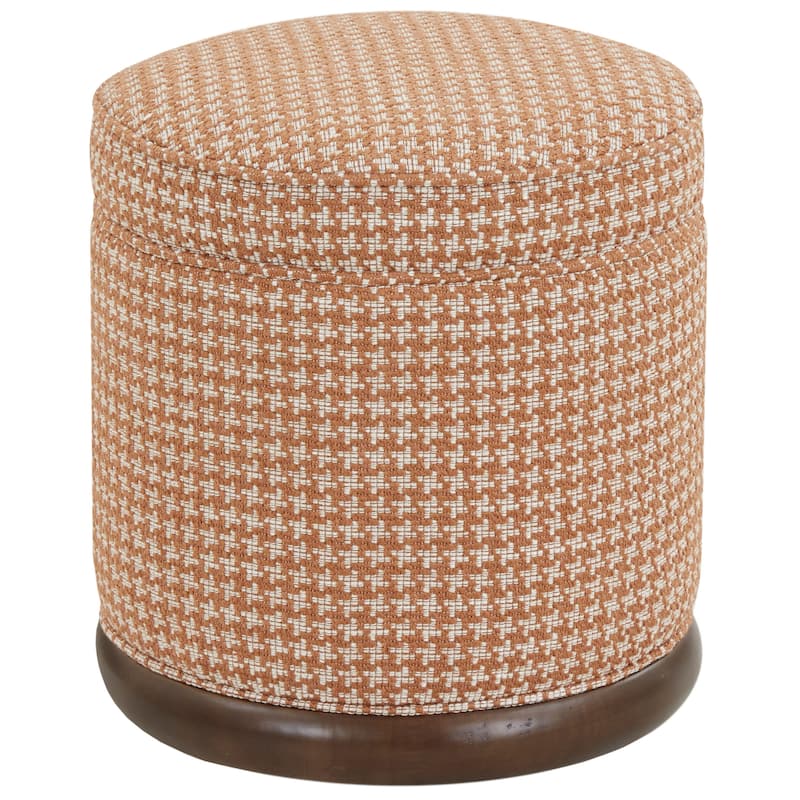 SAFAVIEH Couture Fiorelli Round Boucle Ottoman