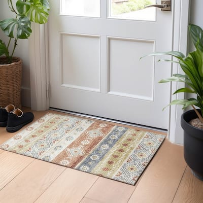 Premium Washable Super Soft Tribal Boho Mayfield Rug