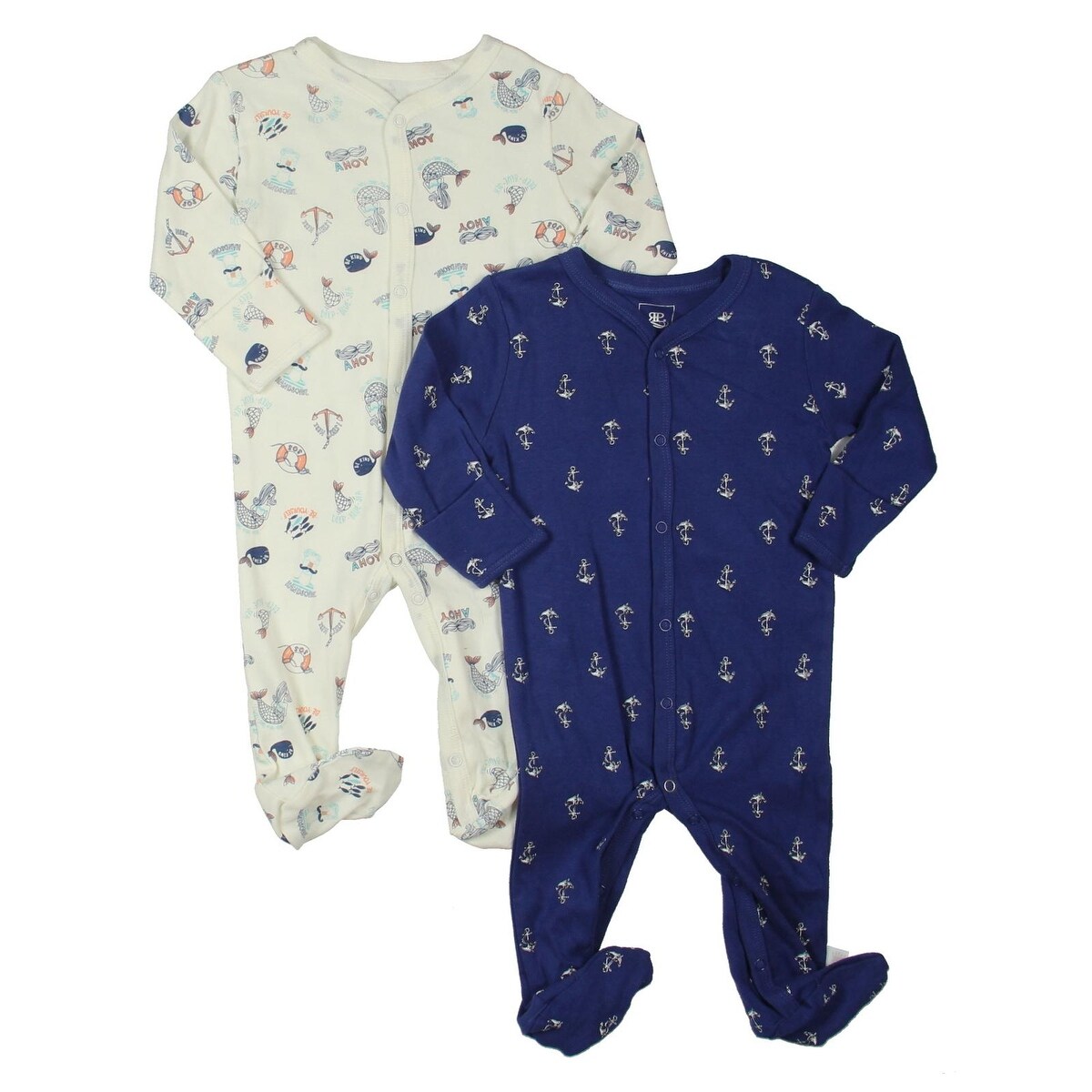 Shop Rosie Pope Baby Nautical Footed Pajamas Newborn Boys Play