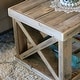 preview thumbnail 4 of 7, Wooden X Leg Coffee Table
