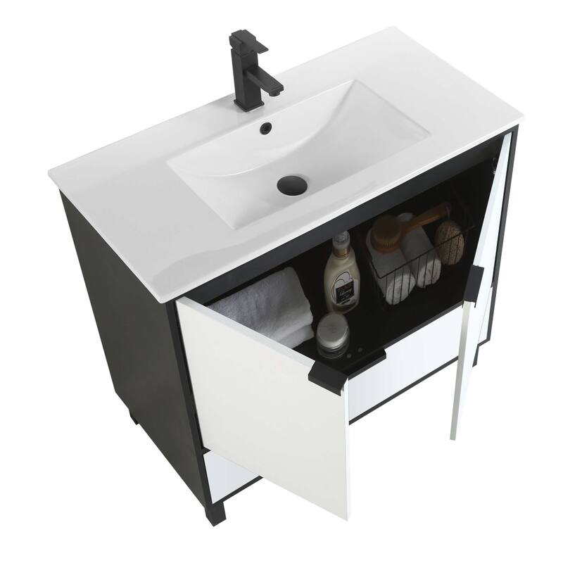 Fine Fixture Bathroom Vanity and Sink, ADA Compliant