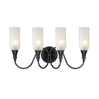 Hudson Valley Lighting Bowery 4 Light 33" Wide Bathroom Vanity Light ...