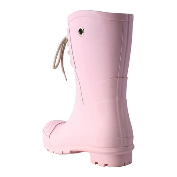 light pink rain boots
