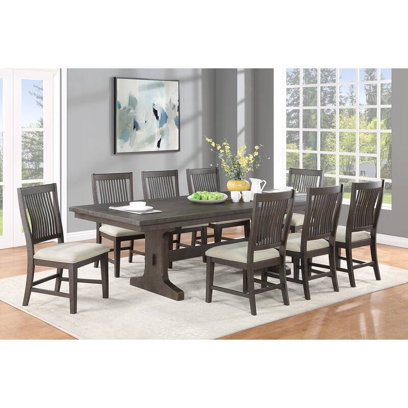 Best Quality Furniture Rustic Dining Sets - 9pc - Chairs Only