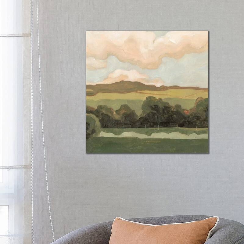 iCanvas "Ochre Evening I" by Emma Scarvey Canvas Print - 26x26x1.5