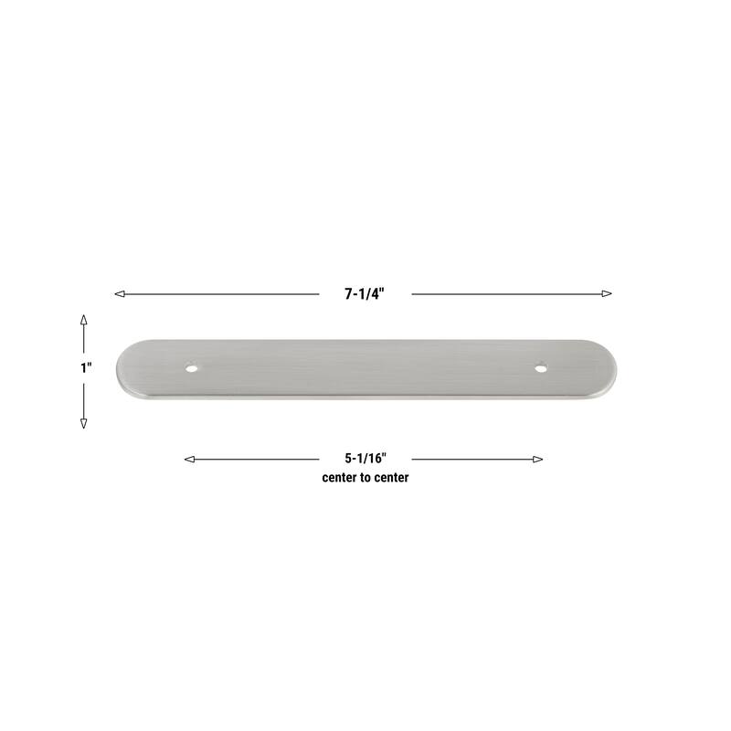 GlideRite 7-1/4 in. Rounded Backplate 5-1/16 in. Center to Center, 7343-128