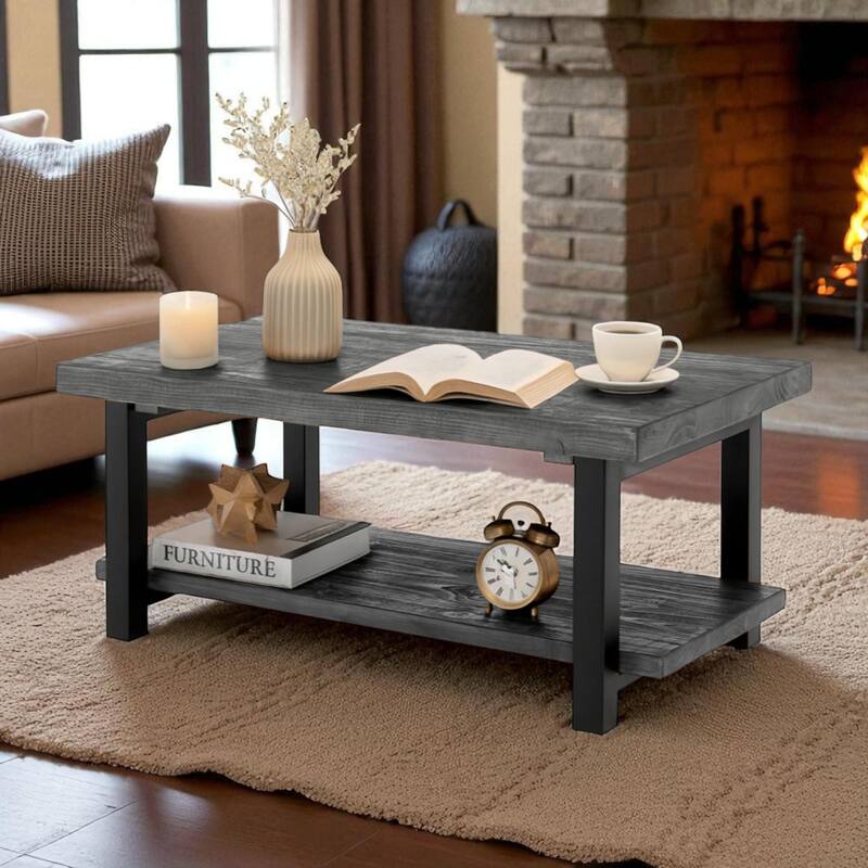 Carbon Loft Lawrence Reclaimed Solid Wood 42-inch Coffee Table