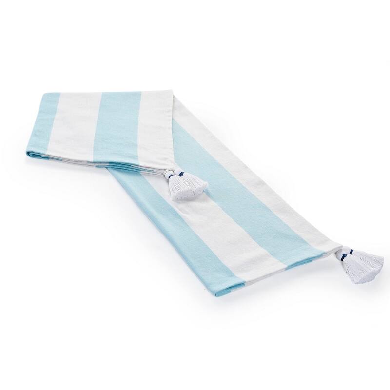Sevita Cabana Striped Throw Blanket with Tassels