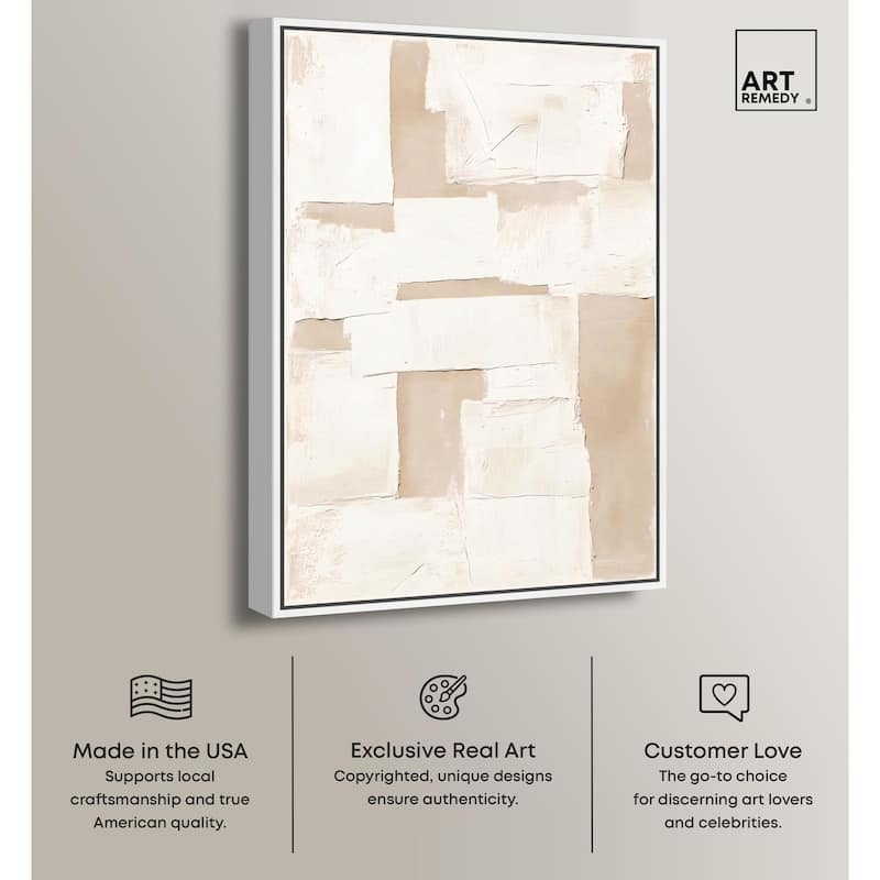 Plastered Planes III Canvas by Art Remedy