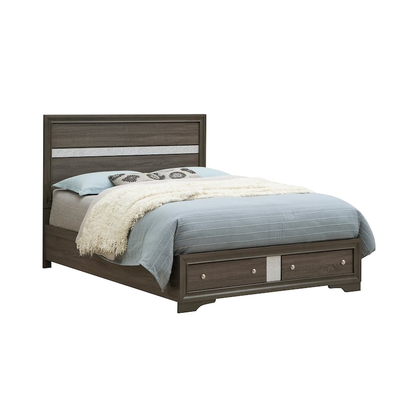 Madrid Wood Frame Panel Bed